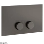 Gessi Incastri Клавиша смыва для инсталляции Geberit Sigma 8 и Sigma 12 75611-707, black хром Brush