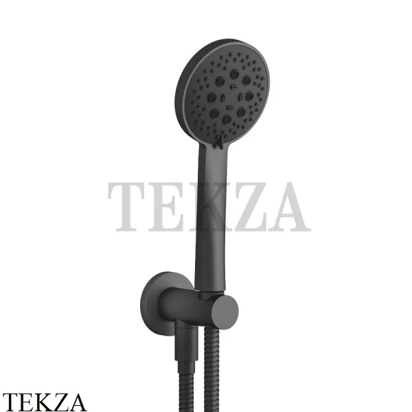 Dornbracht TARA Душевой гарнитур с держателем и выводом для воды 27803660-33, черный матовый