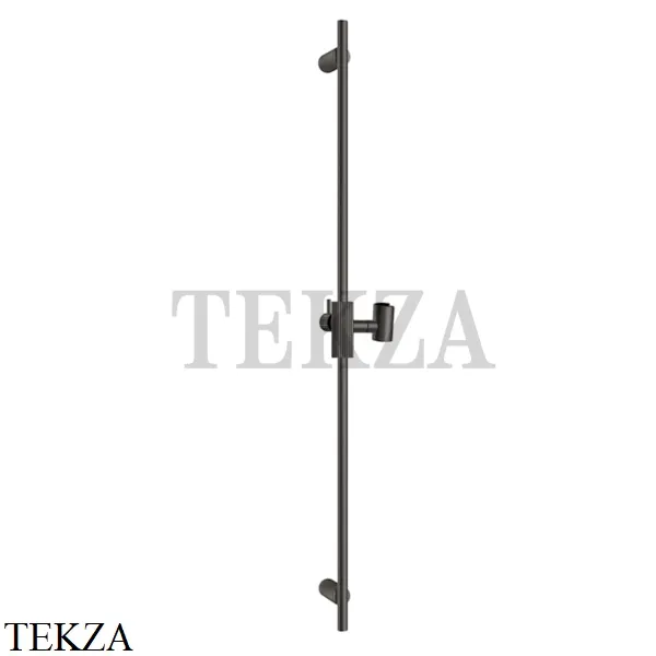 Gessi INGRANAGGIO Штанга для душа с держателем 63585-707, Black Metal Brushed