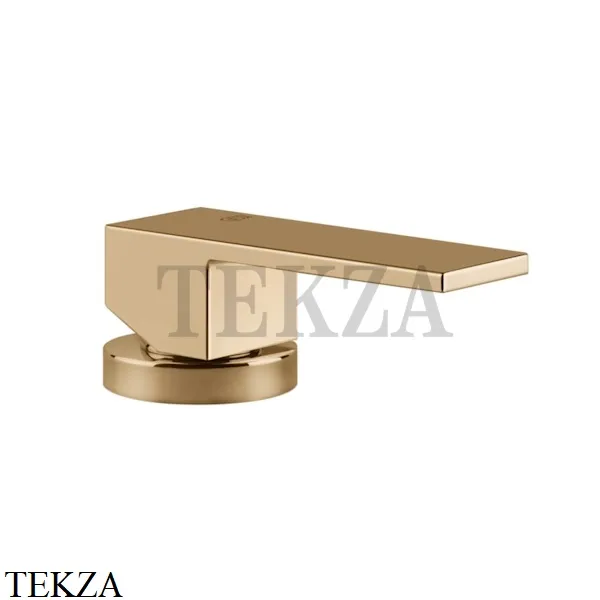Gessi Rettangolo Рычаг удаленного управления для изливов 20005-735, Warm Bronze PVD