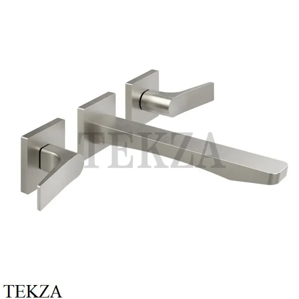 Gessi RILIEVO Смеситель для раковины на 3 отверстия, внешняя часть 59090-149, Finox Brushed Nickel