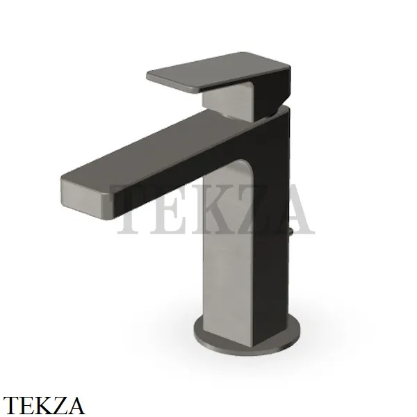 Zucchetti JINGLE Смеситель для раковины, с донным клапаном ZIN690.C51, brushed metal black