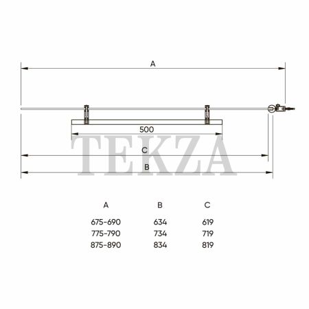 Veconi Шторка на ванну Veconi Palau PL-79B, 800x1500, черный, стекло прозрачное