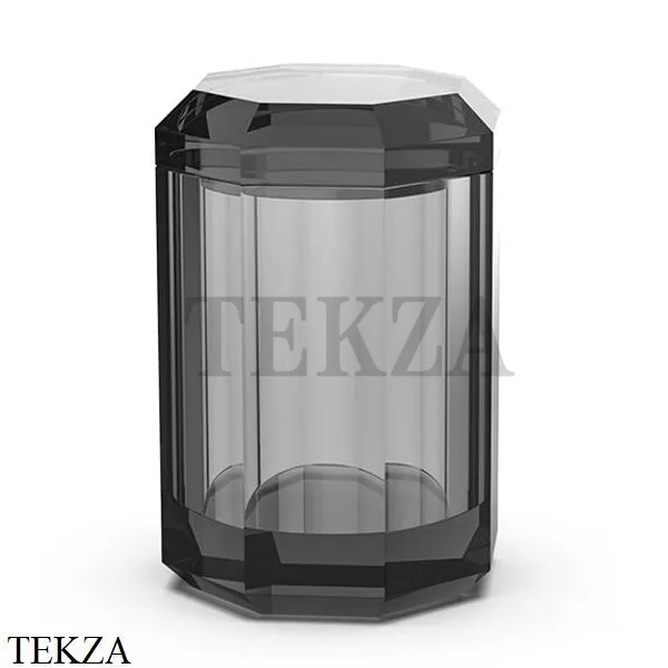 Decor Walther Kristall BMD Баночка универсальная с крышкой 0931494, антрацит
