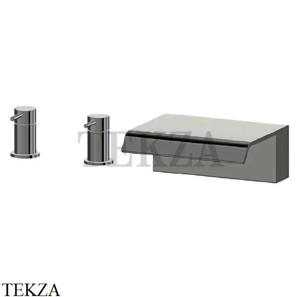 Newform Cascate Смеситель на борт ванны каскад 70032.M0.077, Carbon satin