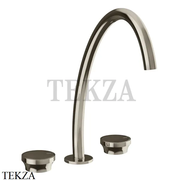Gessi Origini NEUTRAL Смеситель для раковины с донным клапаном 66015-720, Nickel PVD