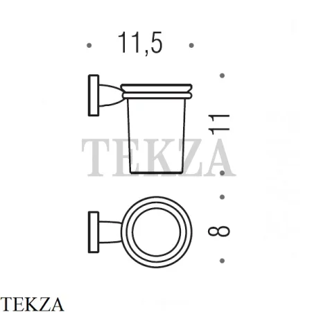 Colombo BASIC Стакан настенный B2702, хром глянец