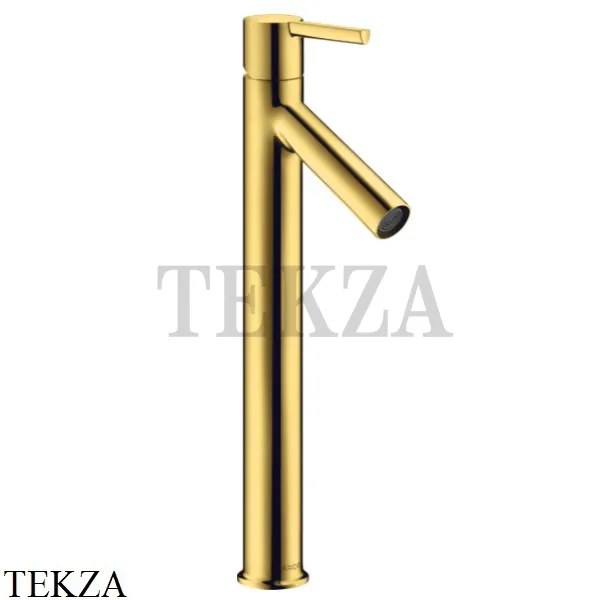 Axor Starck 250 Смеситель для раковины рычаговый, с донным клапаном 10103990, Polished Gold