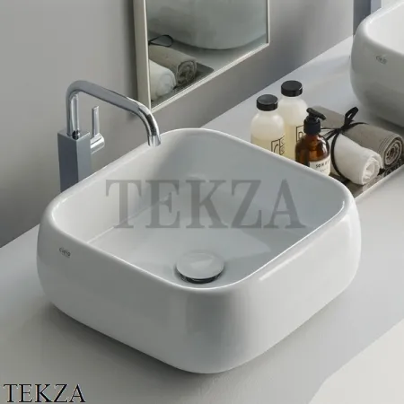 Cielo SHUI Раковина накладная 40 без перелива SHLAA40 PL, Polvere