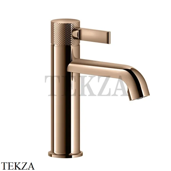 Gessi INCISO Смеситель для раковины низкий, без гарнитура 58002-030, Copper глянец