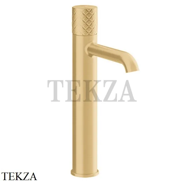 Gessi Habito INTRECCIO Смеситель для раковины высокий, без донного клапана 70104-710, Brass PVD