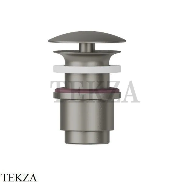 Newform Донный клапан для раковины 25-45 со свободным сливом 227.M0.070, Titanium satin