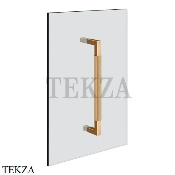 Gessi Shower G Rigato Ручка-держатель на стекло 30 см 67523-735, Warm Bronze PVD