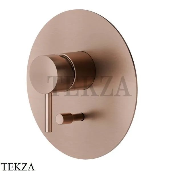 Newform X-Steel 316 Смеситель для душа 2 потока, внешняя часть, 69670EX.59.067, PVD Brushed copper bronze