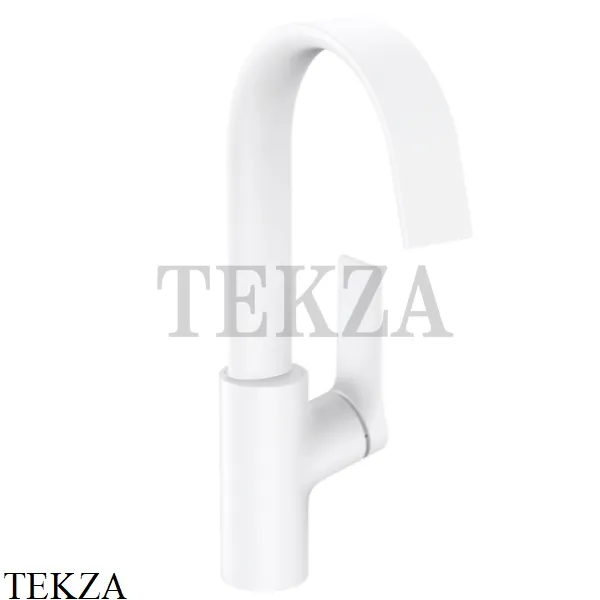 Hansgrohe Vivenis Смеситель для раковины, ручка сбоку, без гарнитура 75032700, белый матовый