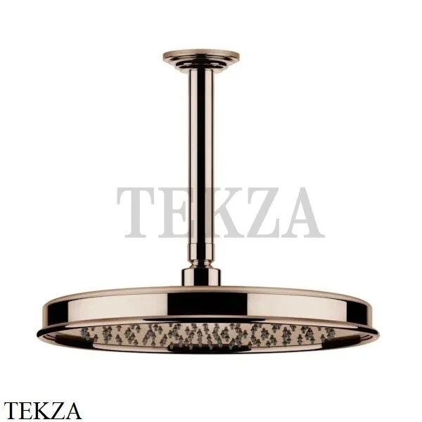 Gessi VENTI20 Верхний душ 300 с потолочным креплением 65153-030, Copper глянец