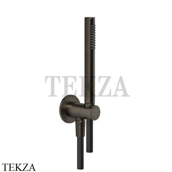 Gessi ANELLO Душевой комплект, стержневая лейка 63329-187, Aged Bronze