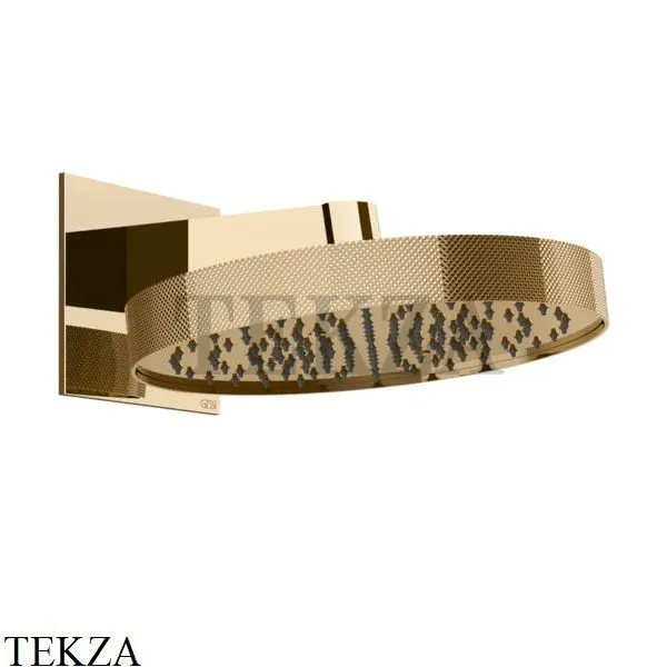 Gessi Inverso Diamantato Верхняя лейка с кронштейном D30 см 63449-735, Warm Bronze PVD