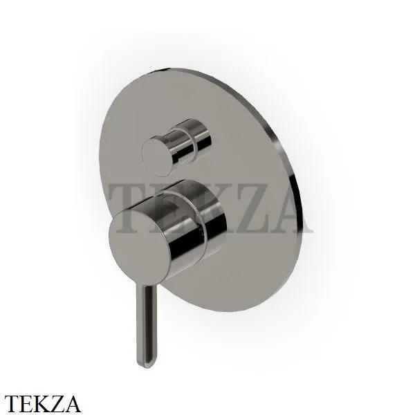 Zucchetti Isy22 Смеситель для душа, 2 потока, внешняя часть ZIS775.C50, metal black