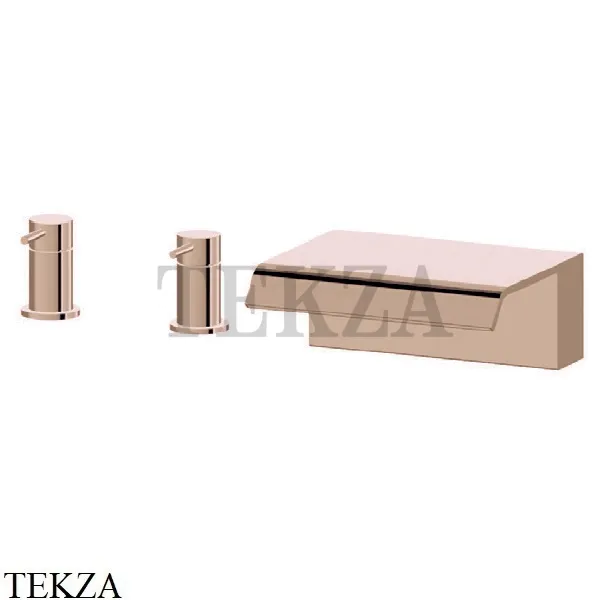 Newform Cascate Смеситель на борт ванны каскад 70032.M0.075, Copper glossy
