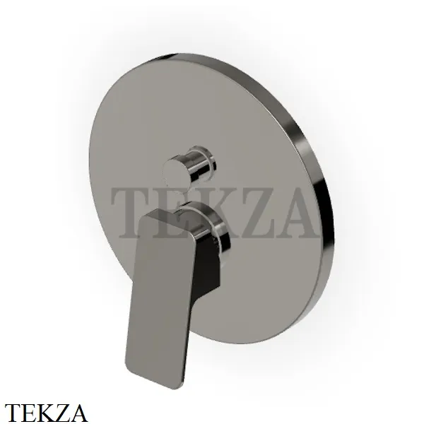 Zucchetti JINGLE Смеситель для душа, 2 потока, внешняя часть ZIN096.C50, metal black