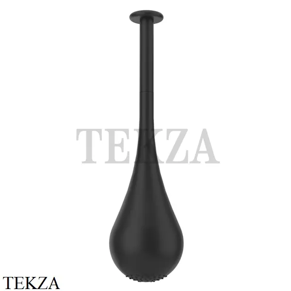 Gessi Goccia Потолочная каплевидная душевая лейка 33752-299, черный матовый