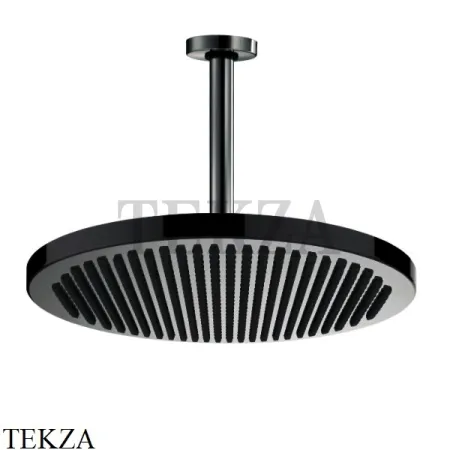 Bossini  APICE Верхний душ с потолочным кронштейном 300 мм H31430G.073, черный матовый