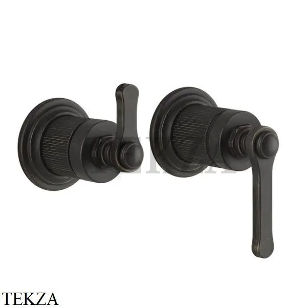 Gessi VENTI20 Смеситель для душа, 2 потока, вешняя часть 65038-187, Aged Bronze