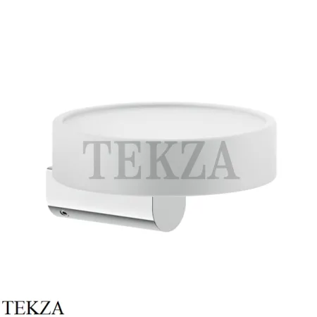 Gessi RILIEVO Мыльница настенная, композит белый 59501-031, хром глянец