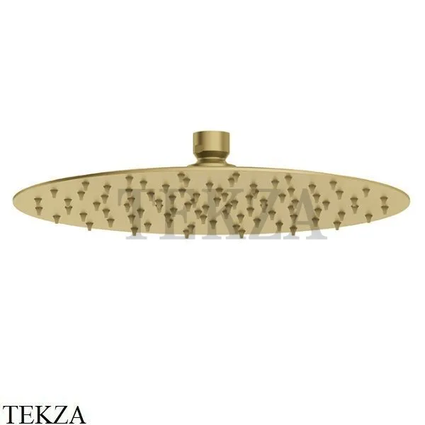 Newform Верхняя душевая лейка D250 сталь 29392X.59.097, PVD Brushed gold