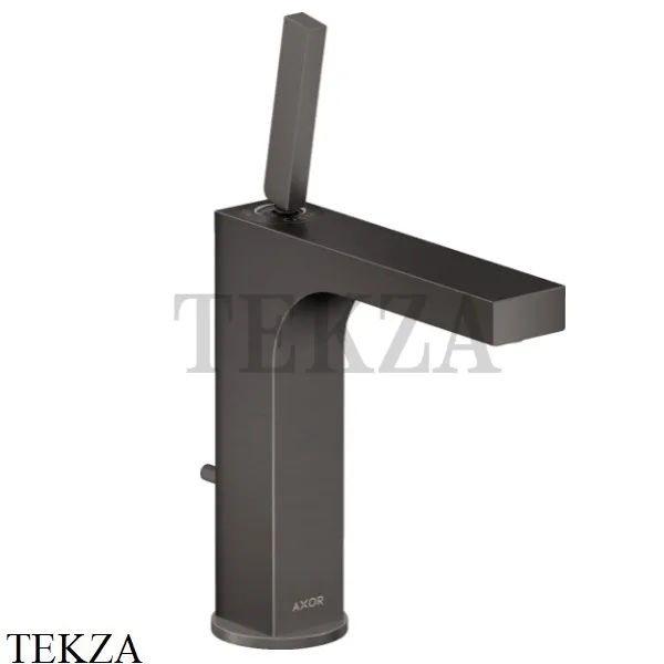 Axor Citterio Смеситель для раковины 160, с донным клапаном 39031340, Brushed Black Chrome