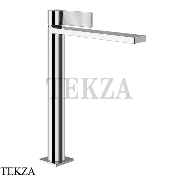 Gessi Inverso RIGATO Смеситель для раковины высокий, без гарнитура 73504-031, хром глянец