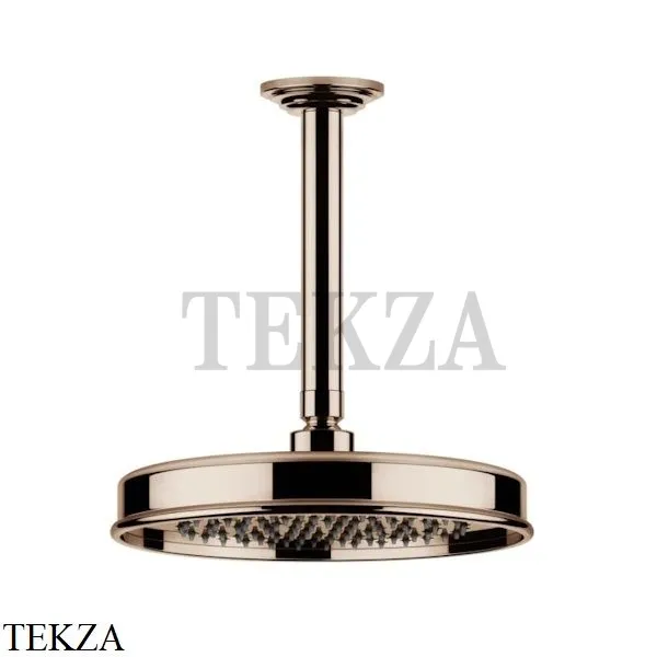 Gessi VENTI20 Верхний душ 200 с потолочным креплением 65152-030, Copper глянец