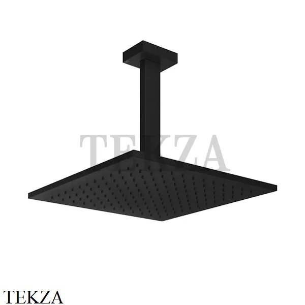 Gessi Rettangolo shower Верхний душ с потолочным кронштейном 15186-299, Black XL