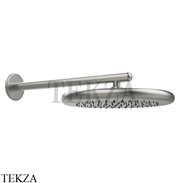 Gessi Goccia Душевая лейка 30,0 с настенным креплением 33756-147, Chrome Brushed