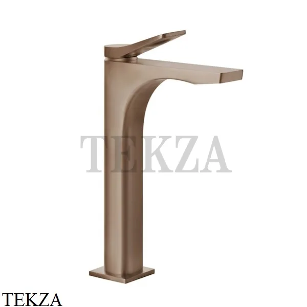 Gessi RILIEVO Смеситель для раковины высокий, без донного клапана 59010-708, Copper Brushed
