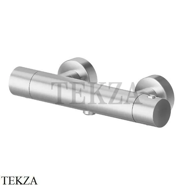 Newform Термостат для душа наружный монтаж 474.59.066, PVD Brushed Stainless Steel