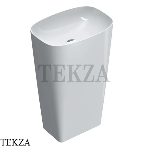 Catalano Green LUX 55 Раковина напольная, слив в стену 1FRPGRLX00, белый глянцевый