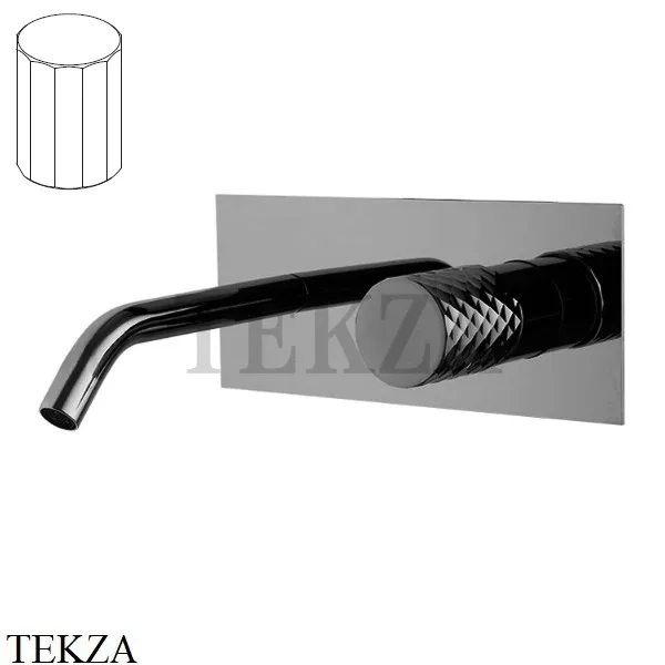 FIMA Carlo Frattini Spillo TECH V Смеситель для раковины, внешняя часть F3051X5VCN, Black chrome