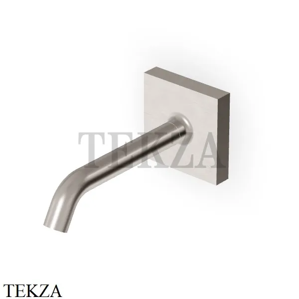 Zucchetti Pan Излив для ванны настенный 16 см Z93731.C3, brushed nickel