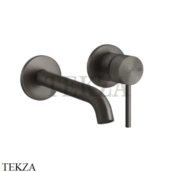 Gessi 316 MECCANICA Смеситель для раковины, внешняя часть 54286-707, Black Metal Brushed