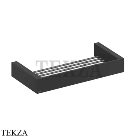 Gessi Rettangolo Решетка-полка в душевую зону 30 см 20947-299, Black XL