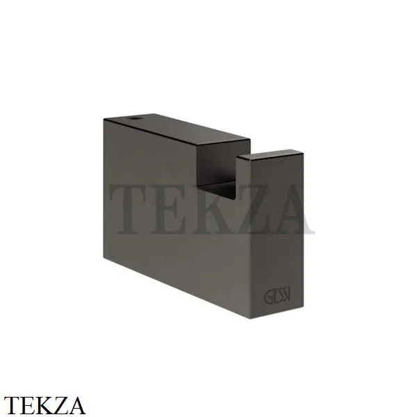 Gessi Rettangolo Крючок для халата и полотенец 20921-707, Black Metal Brushed