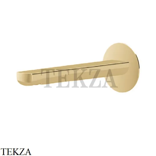 Newform HAKA Излив для раковины 229, настенный 72038.35.099, Silky Gold