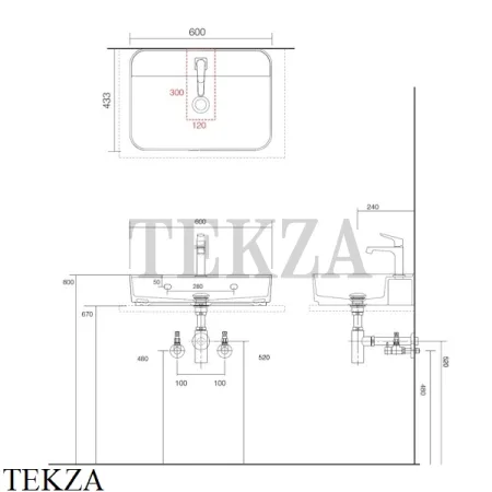 Cielo SHUI Comfort Раковина подвесная-накладная, без перелива SHCOLARF BA, Basalto
