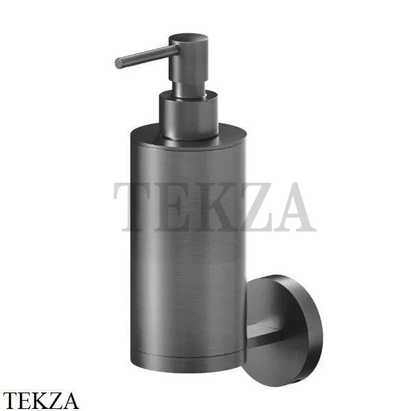 Newform X-Steel 316 Дозатор для мыла настенный с держателем, сталь 73209X.59.064, PVD Brushed gun metal