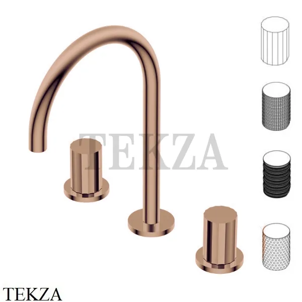 Ritmonio Diametro35 Impronte Смеситель для раковины, без гарнитура PR51AP202 F32, Rose Gold