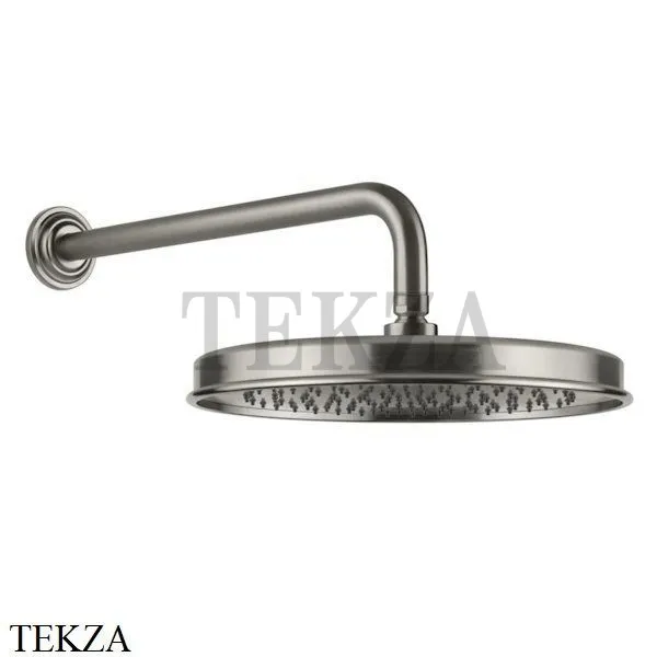 Gessi VENTI20 Верхний душ 300 с настенным креплением 65149-149, Finox Brushed Nickel