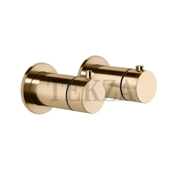 Gessi Ingranaggio-Anello Термостат для душа на 1 поток, внешняя часть 63331-735, Warm Bronze