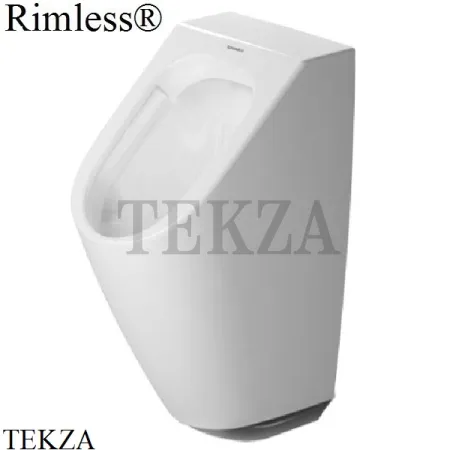 Duravit ME by Starck Писсуар, без ободка, электронный от сети 2809310093, белый глянец